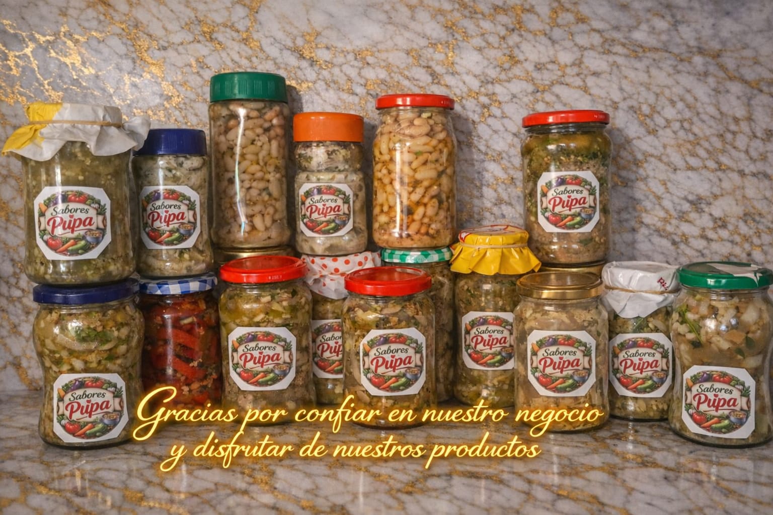 Sabores Pupa productos