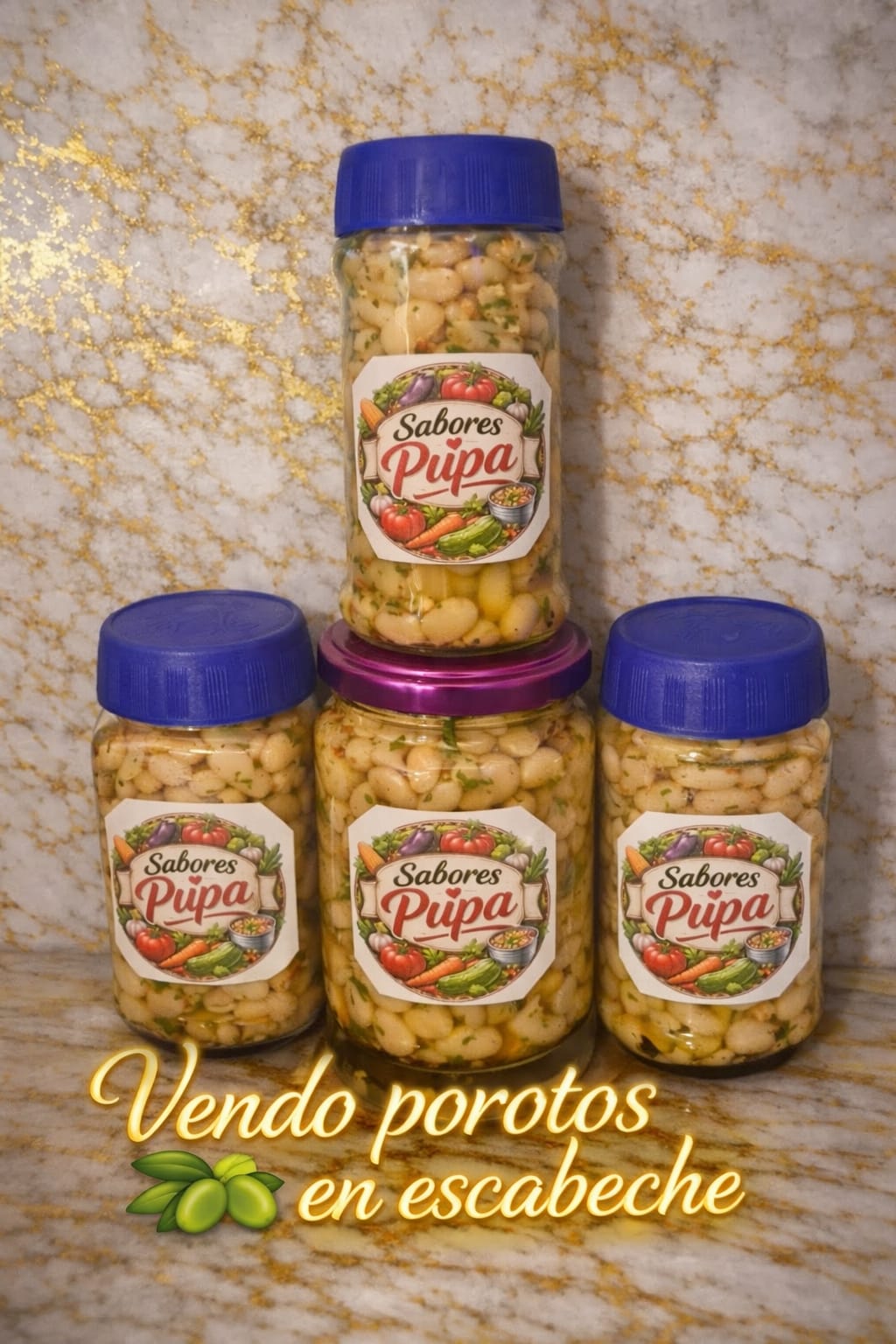 Frasco Porotos al Escabeche